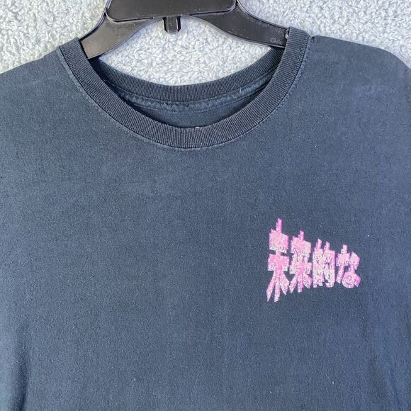 Eldon Shirt Mens Extra Large XL Black Crew Neck Short Sleeve Graphic - Picture 3 of 12